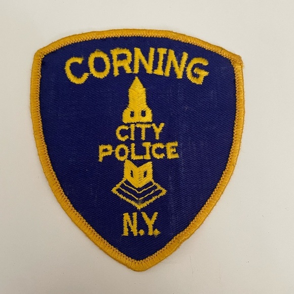 Corning NY City Police Patch Vintage - Picture 1 of 2